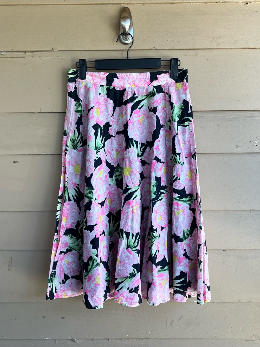 French Connection Floral Midi Skirt Size 6 Modest Casual Church Brunch
